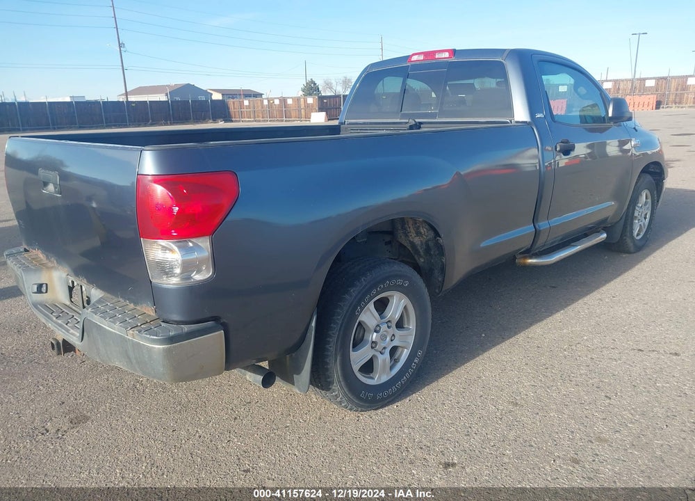 2008 TOYOTA TUNDRA DLX 5.7L V8 VIN: 5TFMV52188X048502