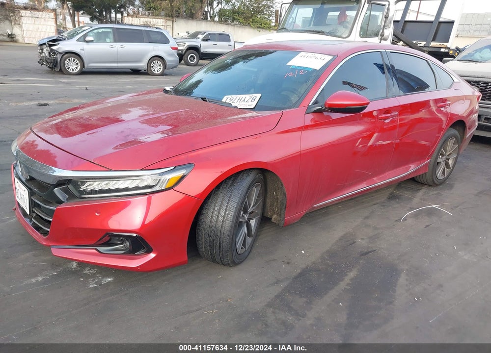 2022 HONDA ACCORD EX-L VIN: 1HGCV1F56NA013653