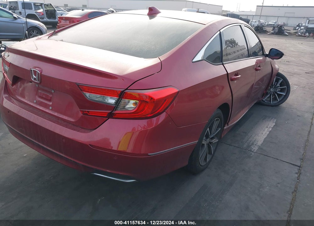 2022 HONDA ACCORD EX-L VIN: 1HGCV1F56NA013653
