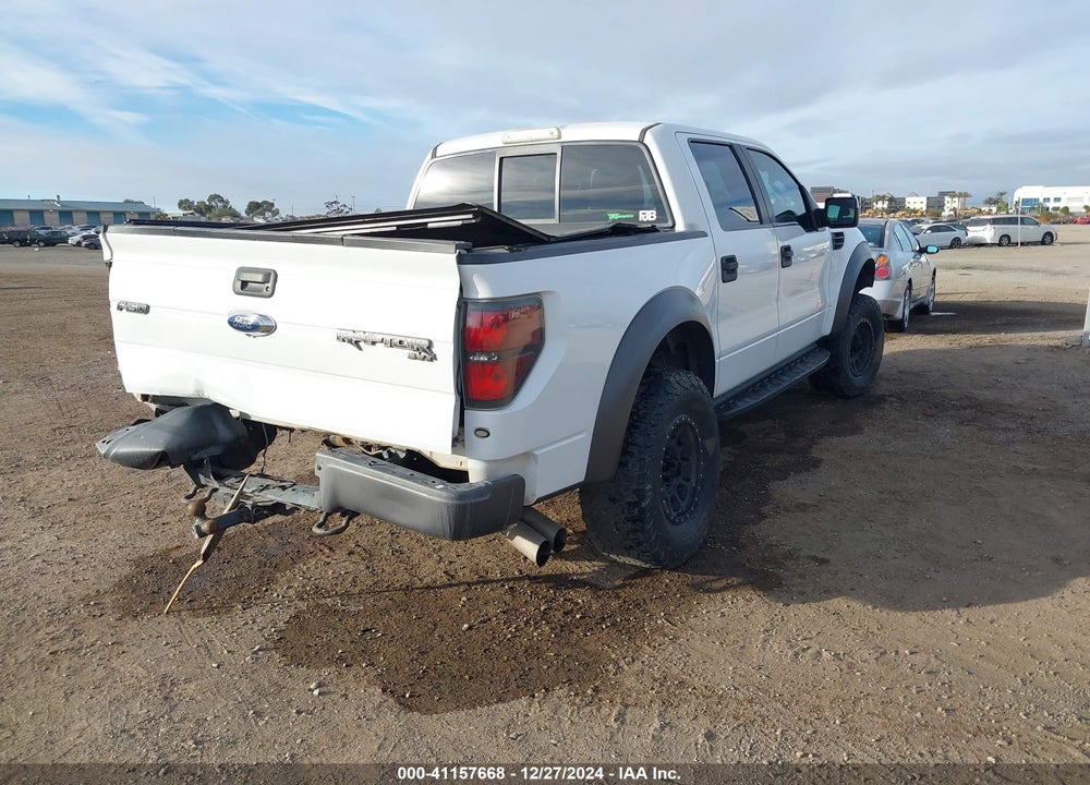 2012 FORD F-150 SVT RAPTOR VIN: 1FTFW1R60CFA23091