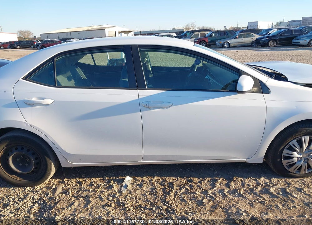 2016 TOYOTA COROLLA L VIN: 2T1BURHE8GC623190