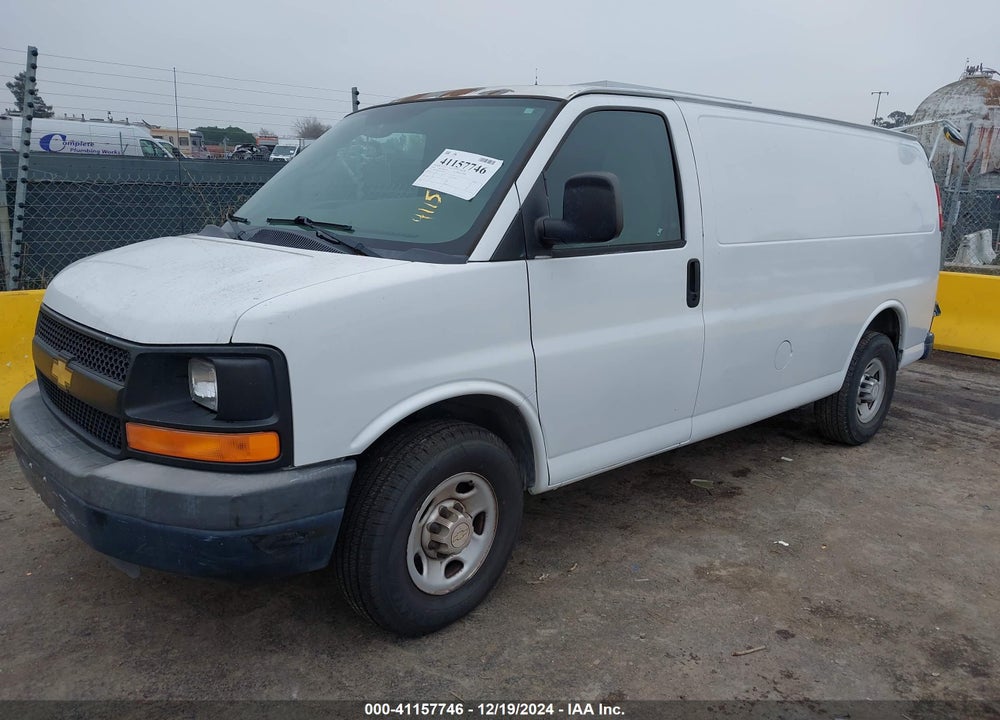 2010 CHEVROLET EXPRESS 2500 WORK VAN VIN: 1GCZGFBA5A1160656