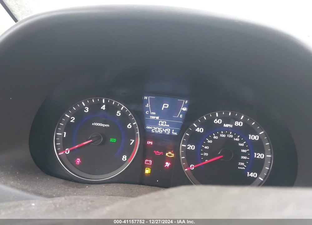2013 HYUNDAI ACCENT GLS VIN: KMHCT4AE3DU311728