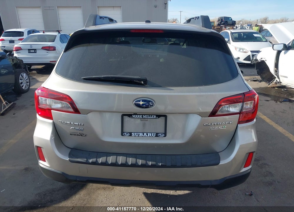 2015 SUBARU OUTBACK 2.5I LIMITED VIN: 4S4BSALC6F3233740