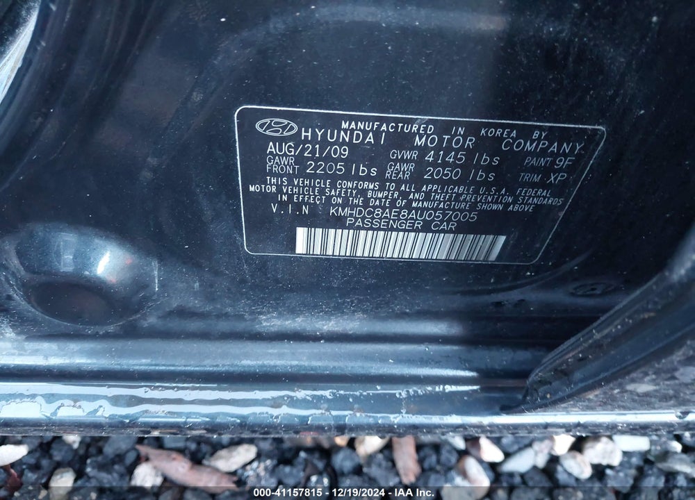 2010 HYUNDAI ELANTRA TOURING SE VIN: KMHDC8AE8AU057005