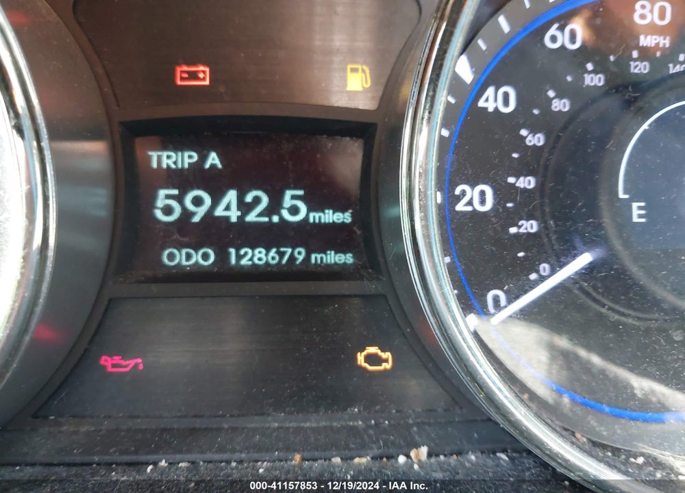 2012 HYUNDAI SONATA GLS VIN: 5NPEB4AC8CH375853