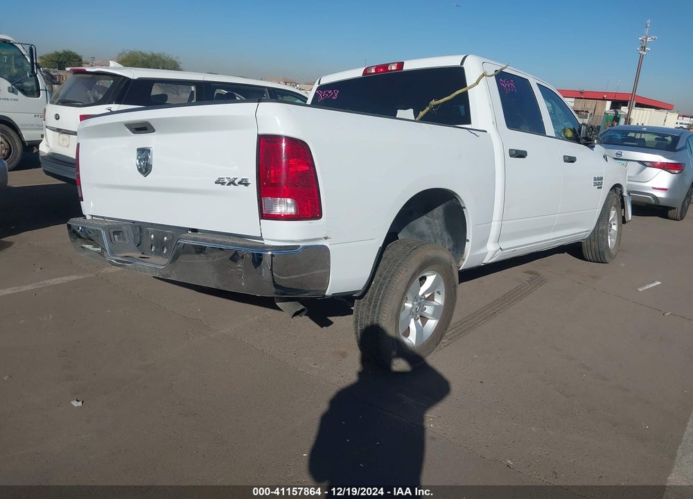 2021 RAM 1500 CLASSIC TRADESMAN 4X4 5'7 BOX VIN: 3C6RR7KG5MG707555