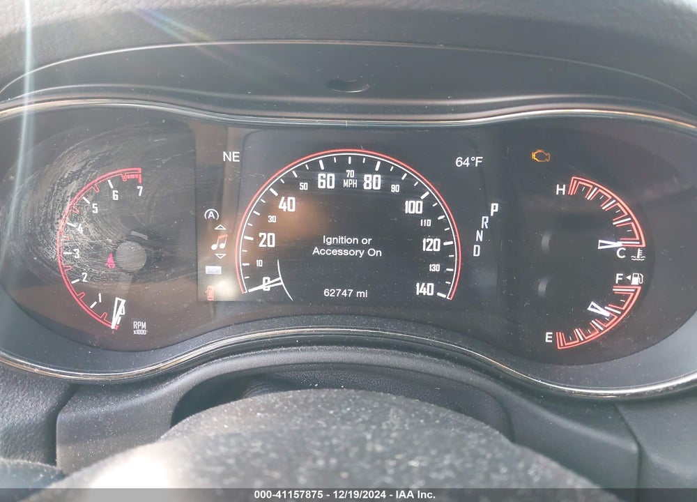 2019 DODGE DURANGO VIN: 1C4RDJDG4KC764623