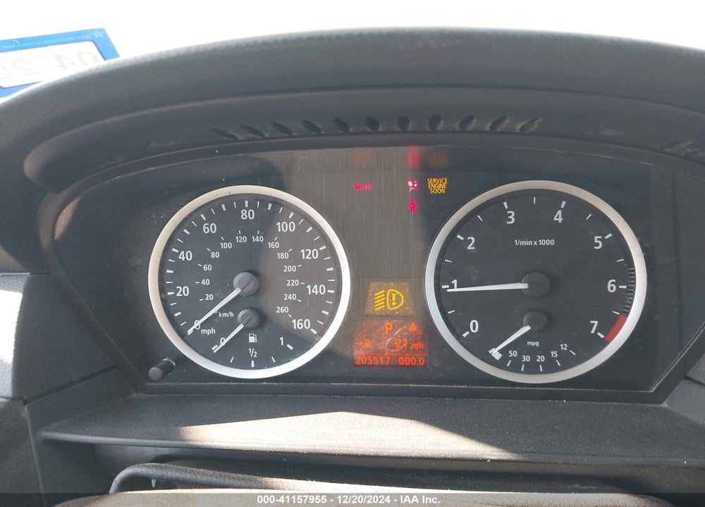 2005 BMW 525I VIN: WBANA53515B863955