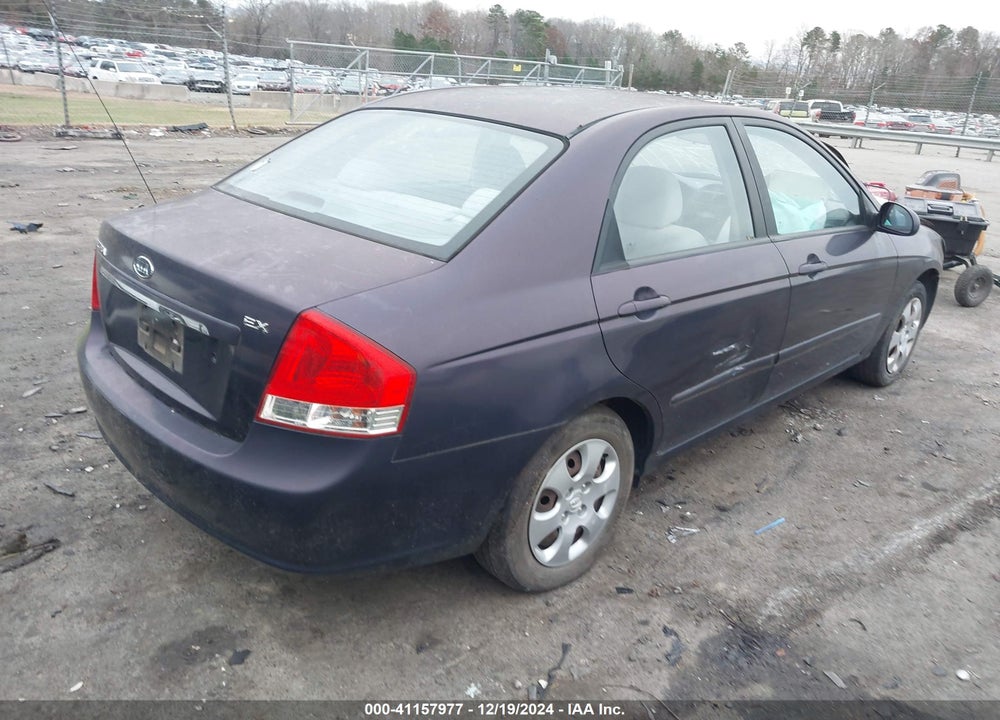 2009 KIA SPECTRA EX VIN: KNAFE221X95603208