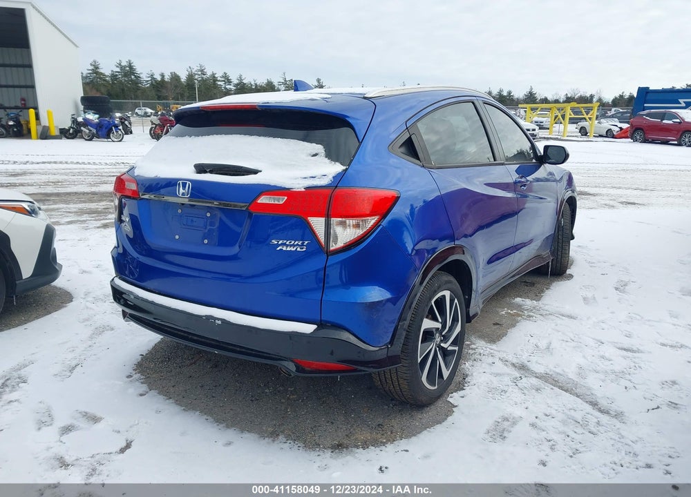 2019 HONDA HR-V SPORT VIN: 3CZRU6H1XKG709653