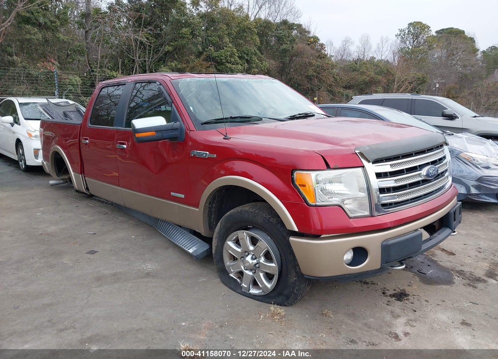 2013 FORD F-150 LARIAT VIN: 1FTFW1ET5DFA43608