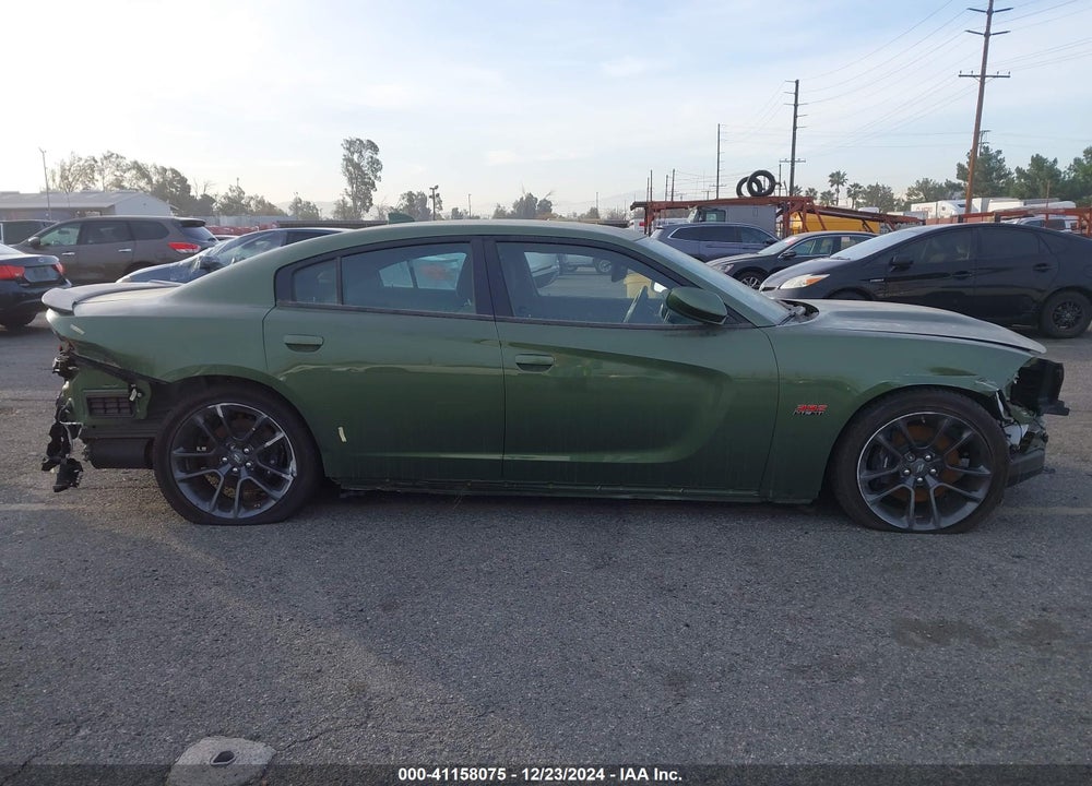 2022 DODGE CHARGER SCAT PACK VIN: 2C3CDXGJ5NH242170