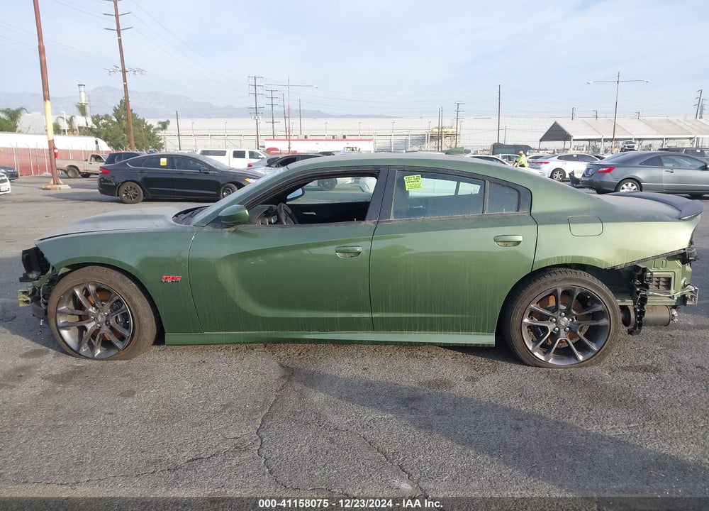2022 DODGE CHARGER SCAT PACK VIN: 2C3CDXGJ5NH242170