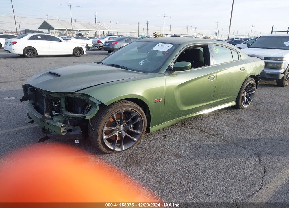 2022 DODGE CHARGER SCAT PACK VIN: 2C3CDXGJ5NH242170