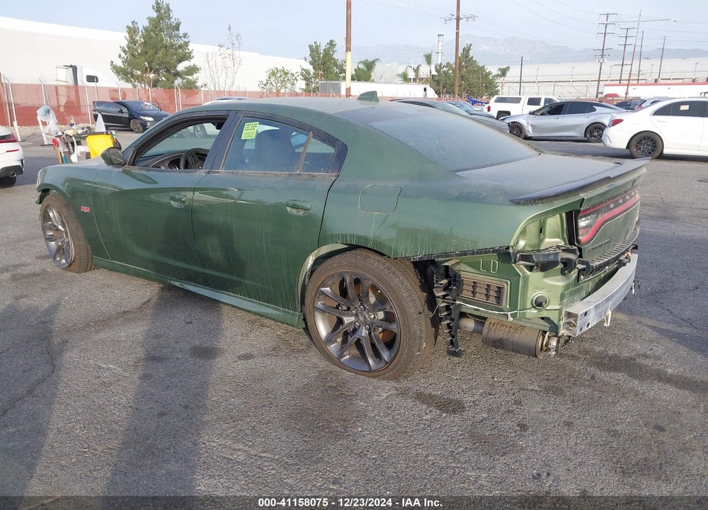 2022 DODGE CHARGER SCAT PACK VIN: 2C3CDXGJ5NH242170