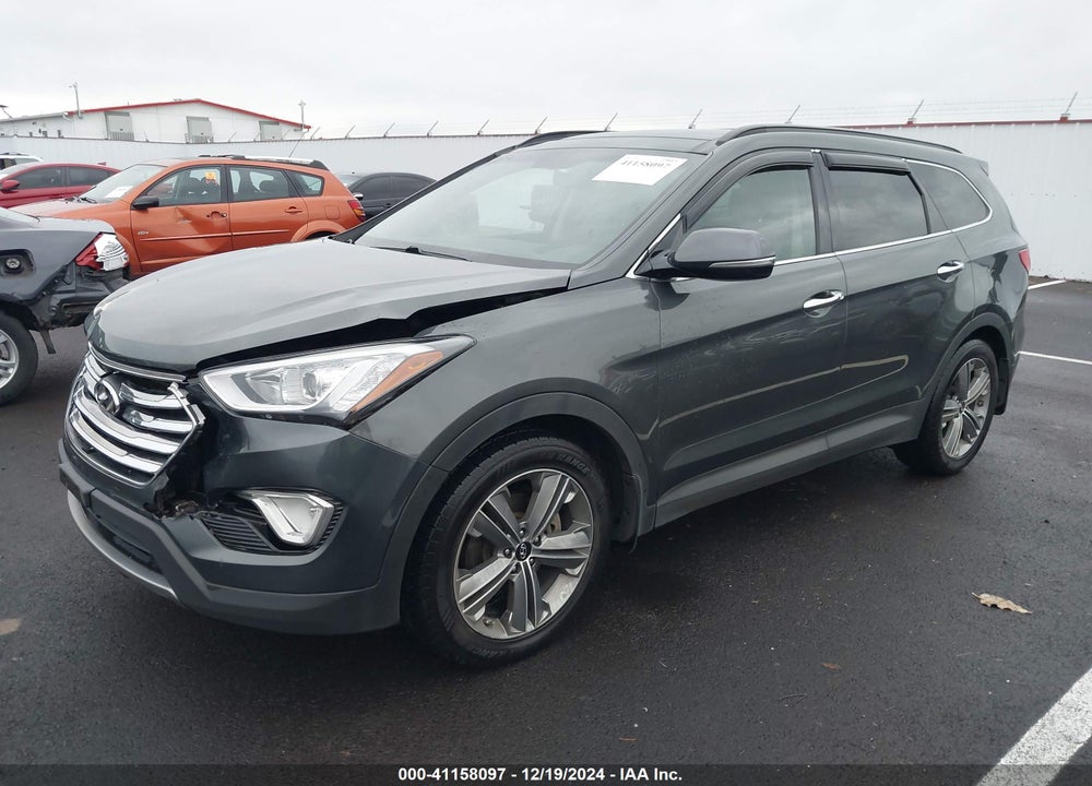 2014 HYUNDAI SANTA FE LIMITED VIN: KM8SRDHF8EU052731