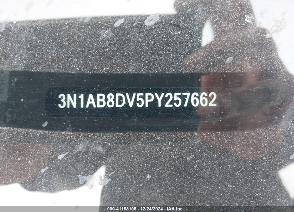 2023 NISSAN SENTRA VIN: 3N1AB8DV5PY257662