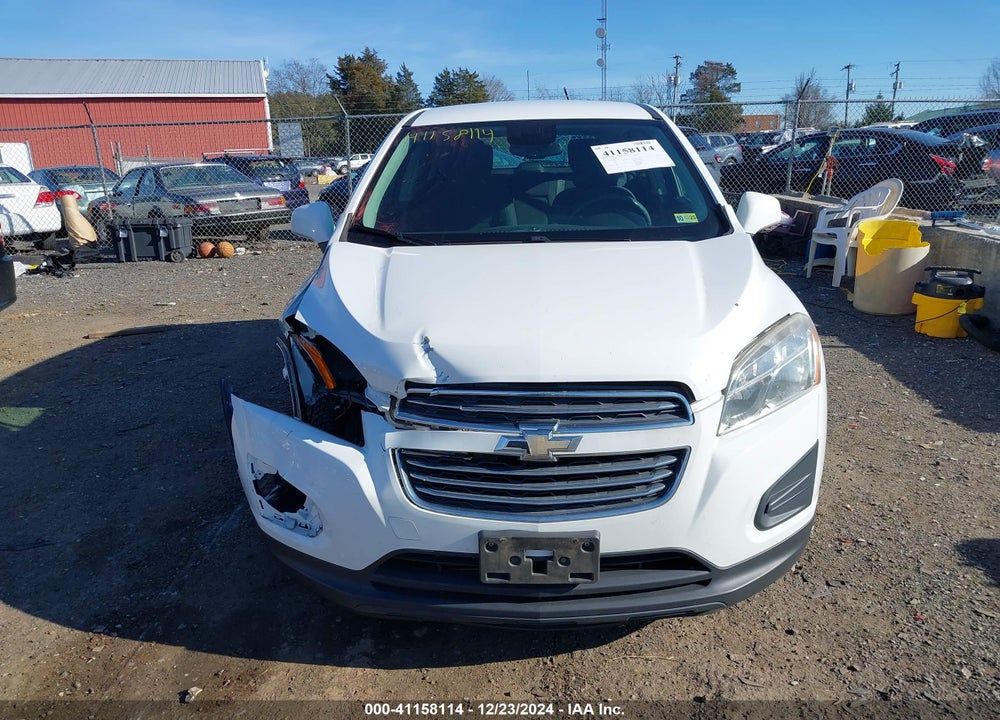2016 CHEVROLET TRAX 1LS VIN: 3GNCJNSB7GL235361