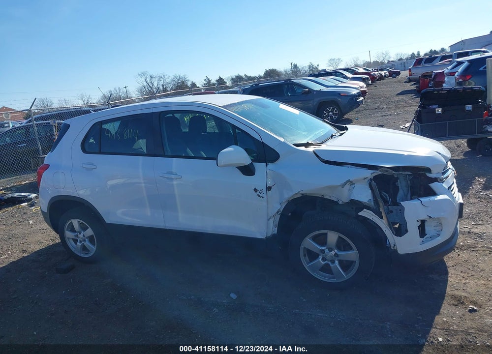 2016 CHEVROLET TRAX 1LS VIN: 3GNCJNSB7GL235361