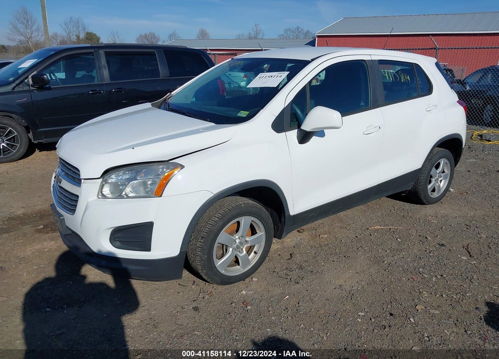 2016 CHEVROLET TRAX 1LS VIN: 3GNCJNSB7GL235361