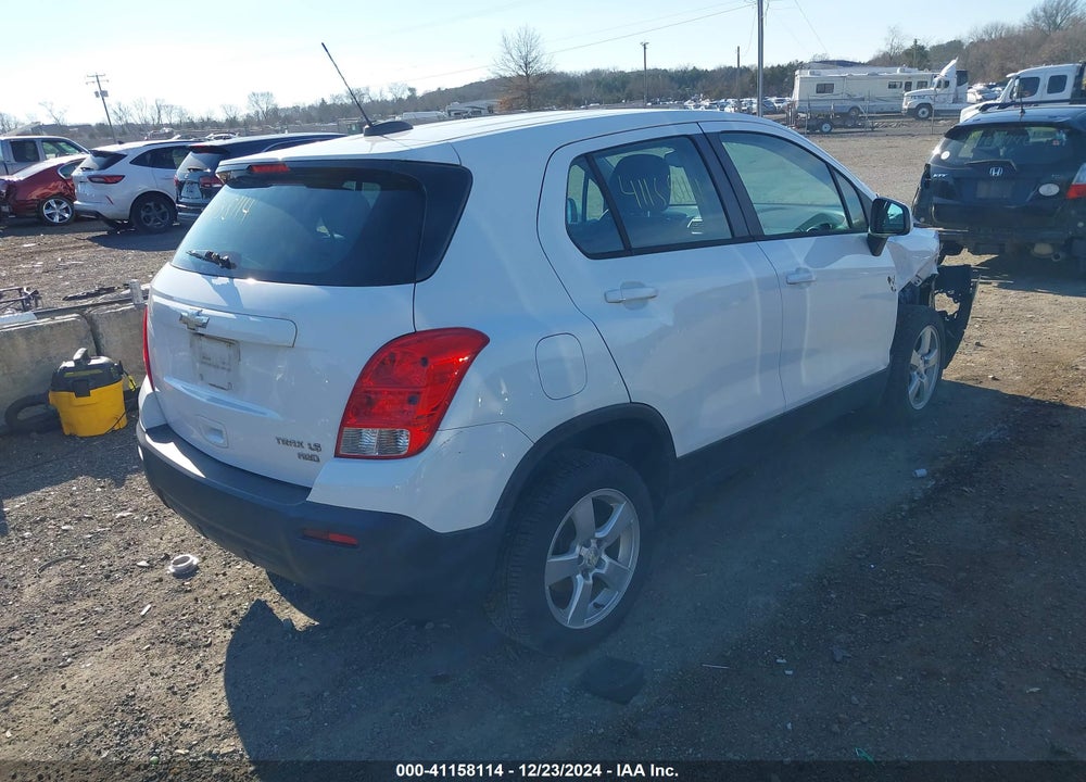2016 CHEVROLET TRAX 1LS VIN: 3GNCJNSB7GL235361