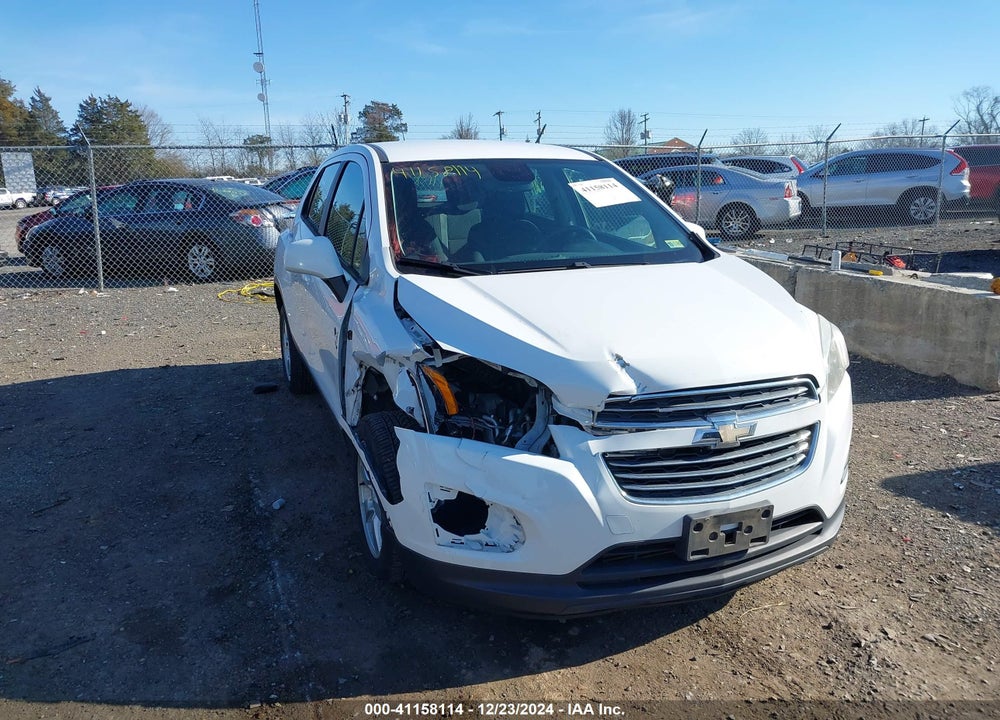 2016 CHEVROLET TRAX 1LS VIN: 3GNCJNSB7GL235361