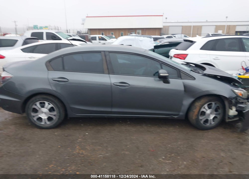 2013 HONDA CIVIC HYBRID VIN: 19XFB4F38DE003982