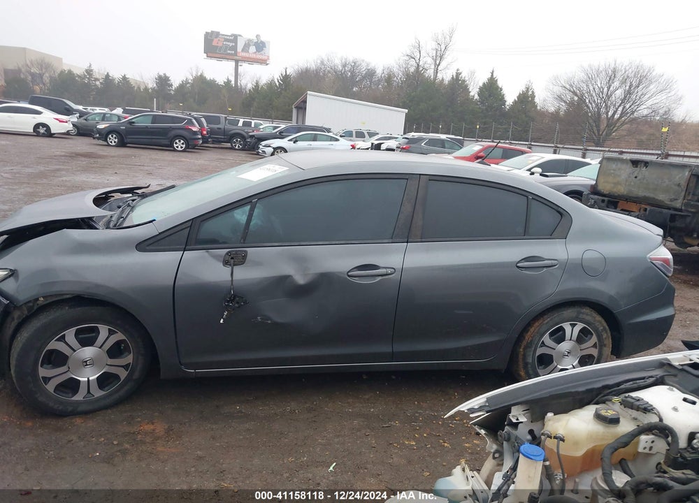 2013 HONDA CIVIC HYBRID VIN: 19XFB4F38DE003982
