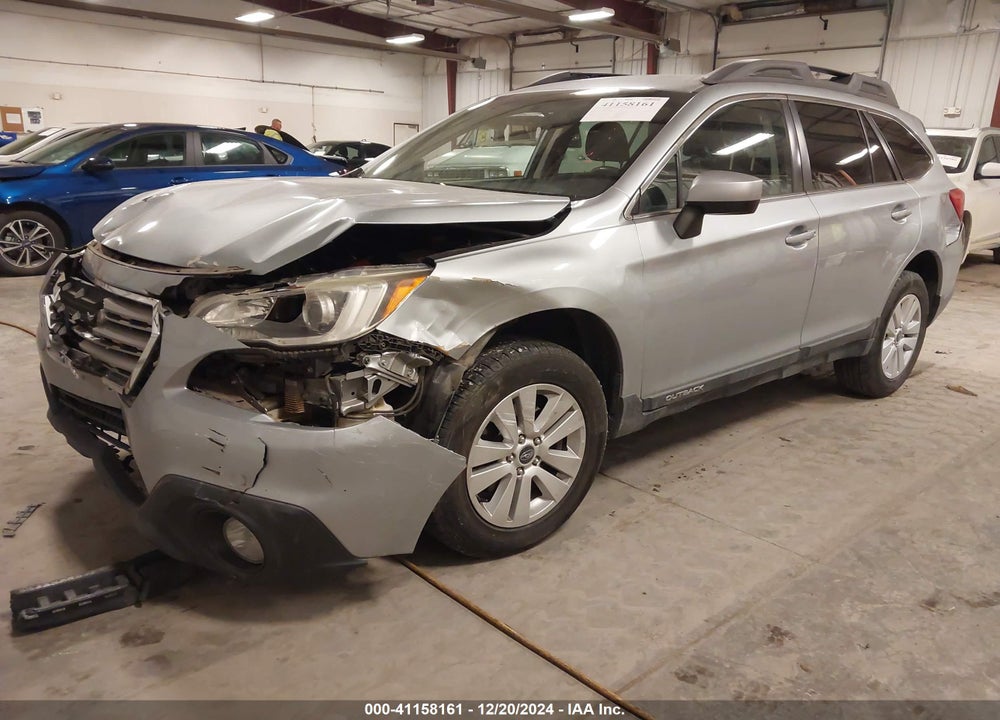 2016 SUBARU OUTBACK 2.5I PREMIUM VIN: 4S4BSBCC7G3307819