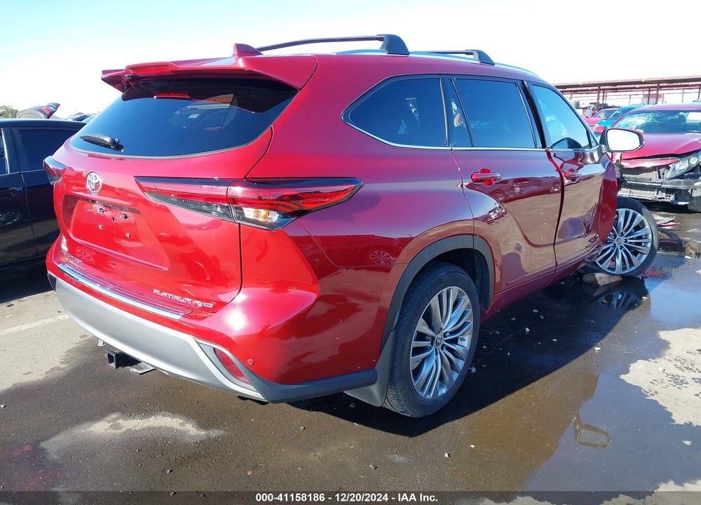 2023 TOYOTA HIGHLANDER PLATINUM VIN: 5TDKDRBHXPS001202