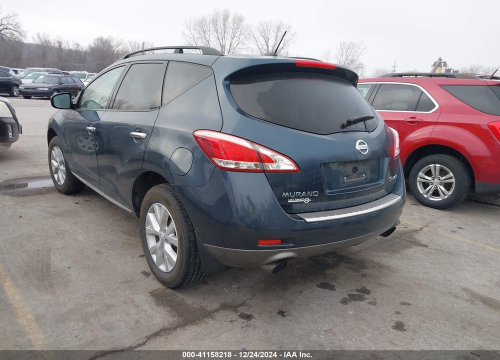 2011 NISSAN MURANO SL VIN: JN8AZ1MW9BW178749