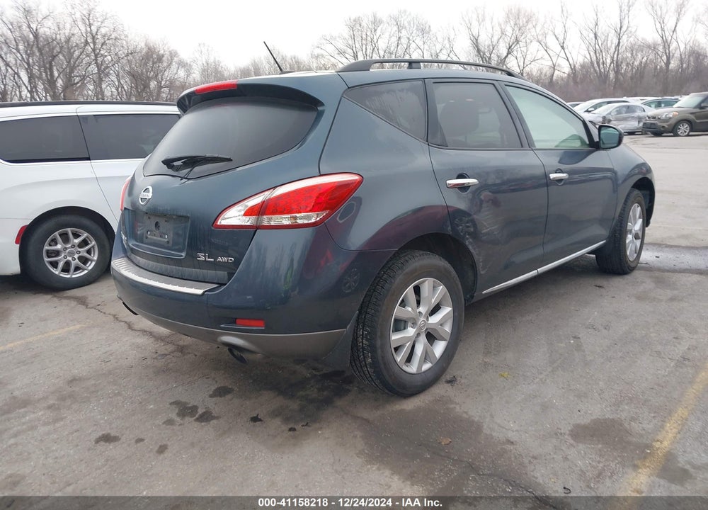 2011 NISSAN MURANO SL VIN: JN8AZ1MW9BW178749