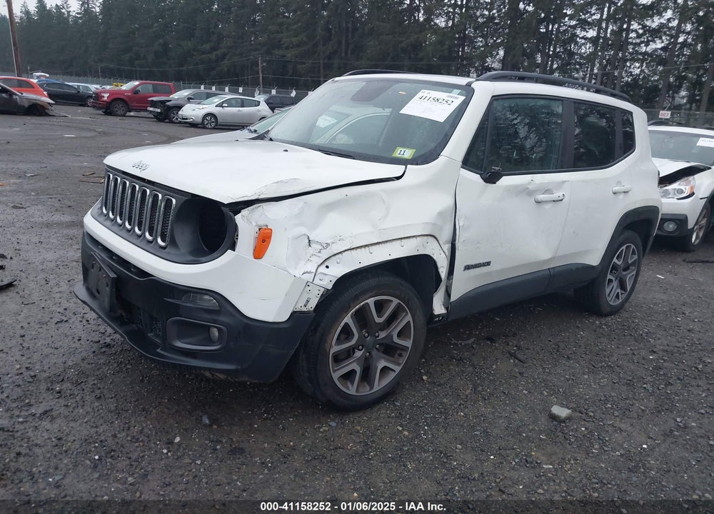 2016 JEEP RENEGADE LATITUDE VIN: ZACCJBBT6GPC55530