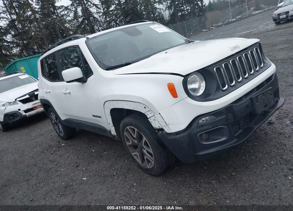 2016 JEEP RENEGADE LATITUDE VIN: ZACCJBBT6GPC55530