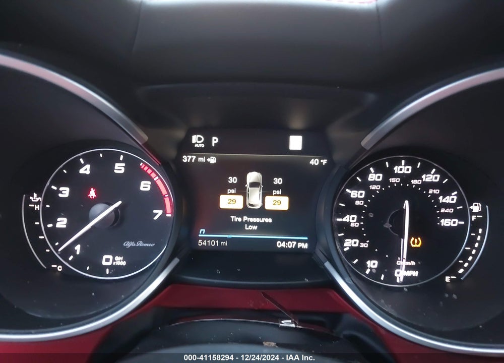 2021 ALFA ROMEO STELVIO TI SPORT AWD VIN: ZASPAKBN2M7D05326