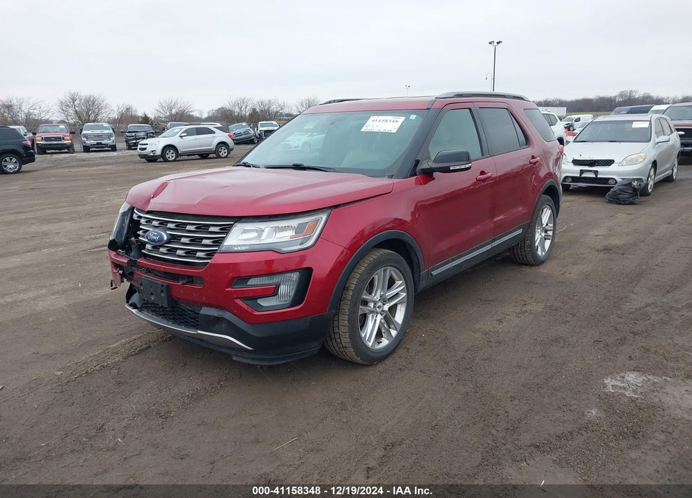 2017 FORD EXPLORER XLT VIN: 1FM5K8D88HGE37421