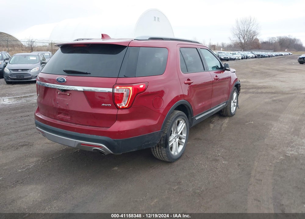 2017 FORD EXPLORER XLT VIN: 1FM5K8D88HGE37421