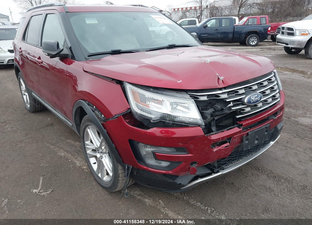 2017 FORD EXPLORER XLT VIN: 1FM5K8D88HGE37421