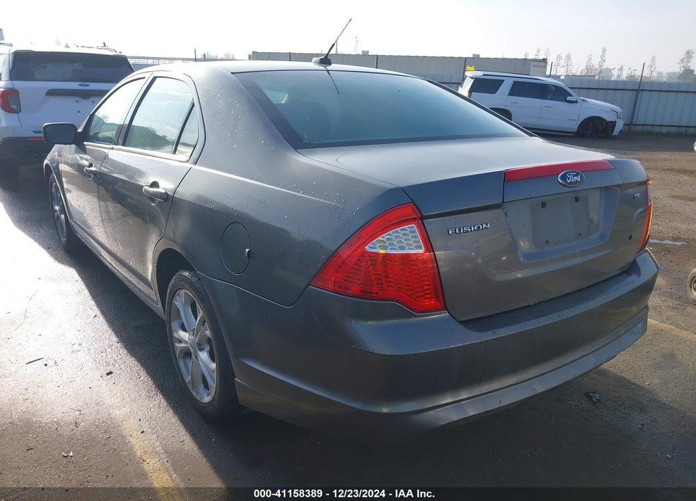 2012 FORD FUSION SE VIN: 3FAHP0HA8CR351244