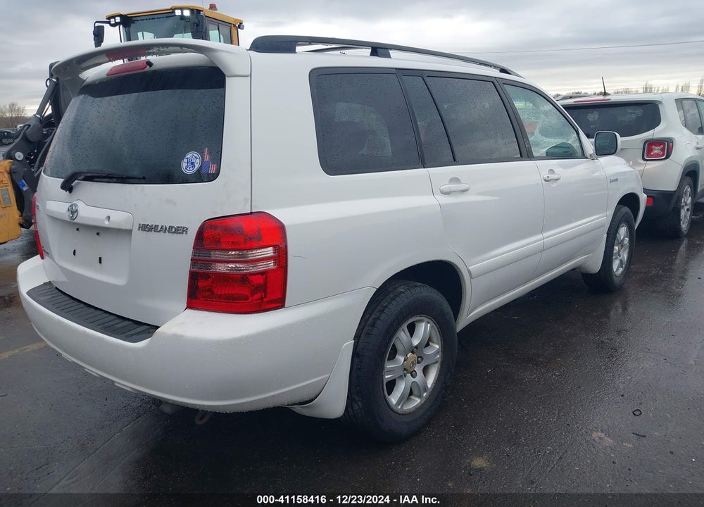 2002 TOYOTA HIGHLANDER LIMITED V6 VIN: JTEHF21A120048173