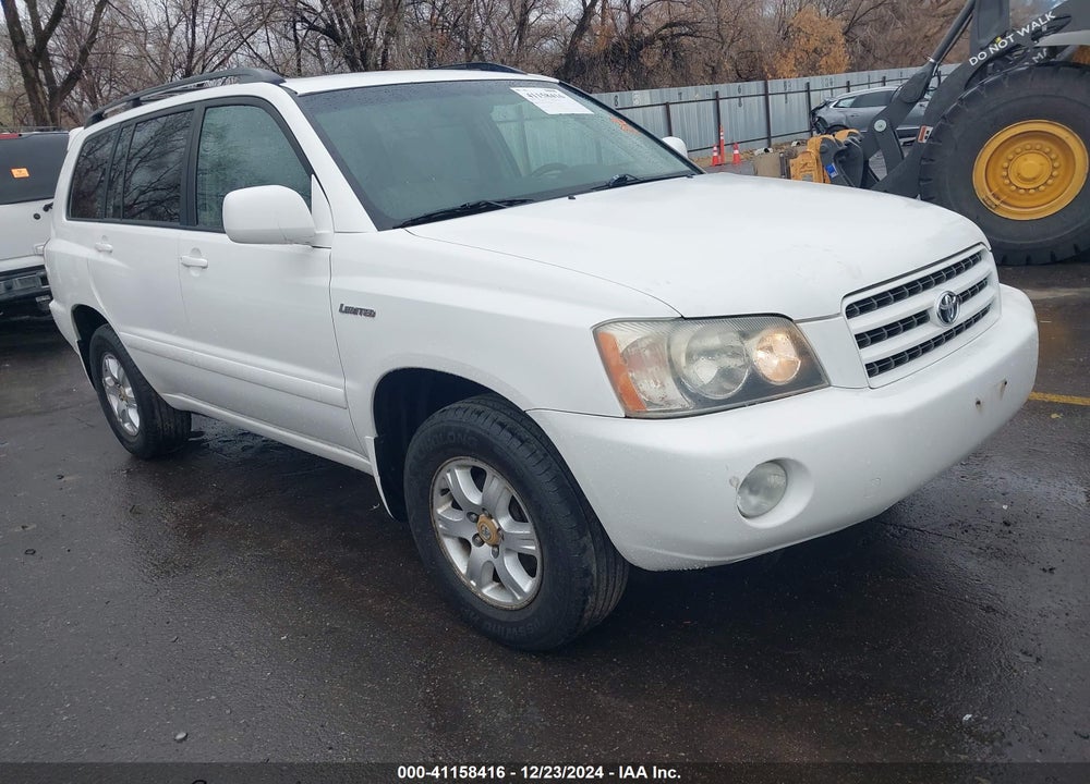 2002 TOYOTA HIGHLANDER LIMITED V6 VIN: JTEHF21A120048173