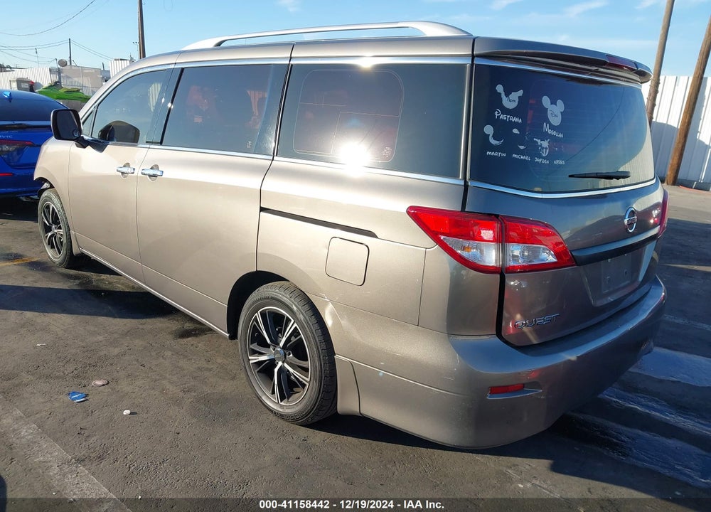 2015 NISSAN QUEST S VIN: JN8AE2KP2F9129619