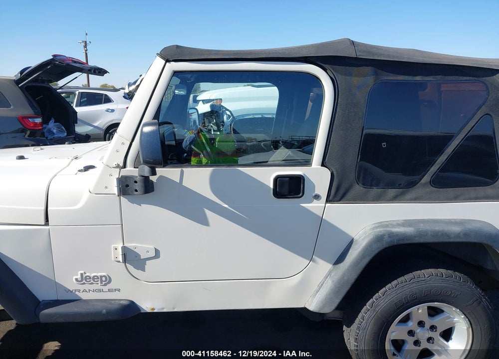 2003 JEEP WRANGLER SE VIN: 1J4FA29133P364174