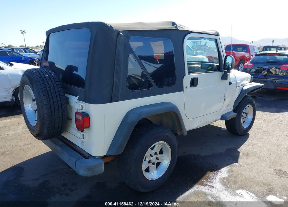 2003 JEEP WRANGLER SE VIN: 1J4FA29133P364174