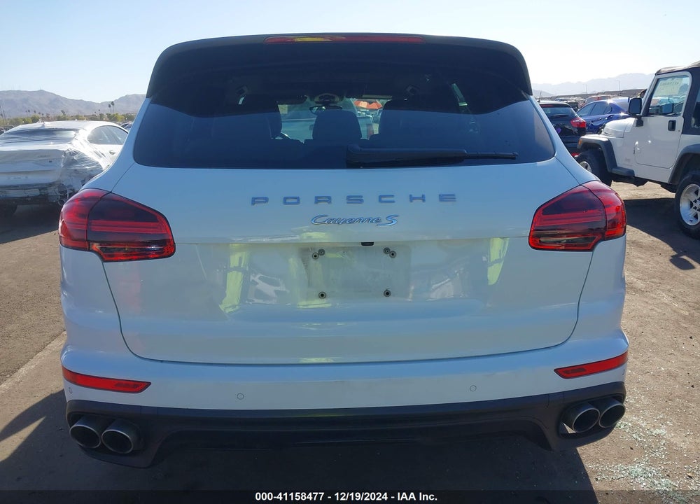 2016 PORSCHE CAYENNE S VIN: WP1AB2A20GLA96715