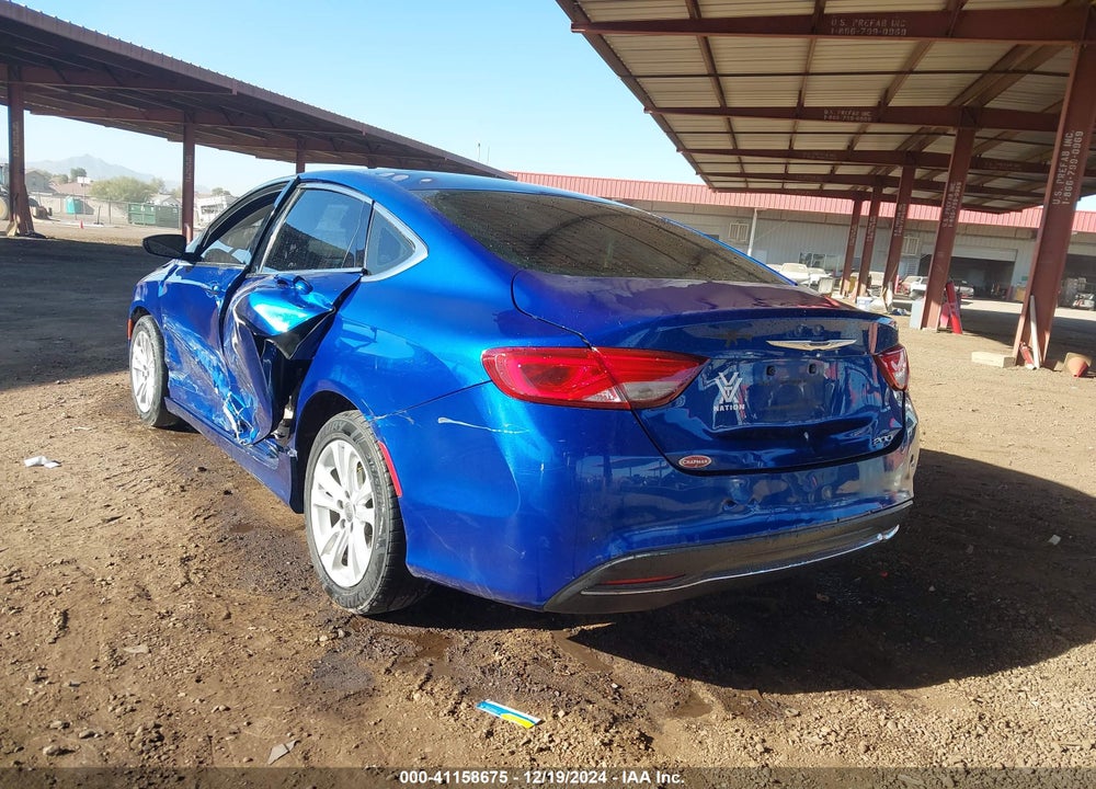 2015 CHRYSLER 200 LIMITED VIN: 1C3CCCAB0FN687521