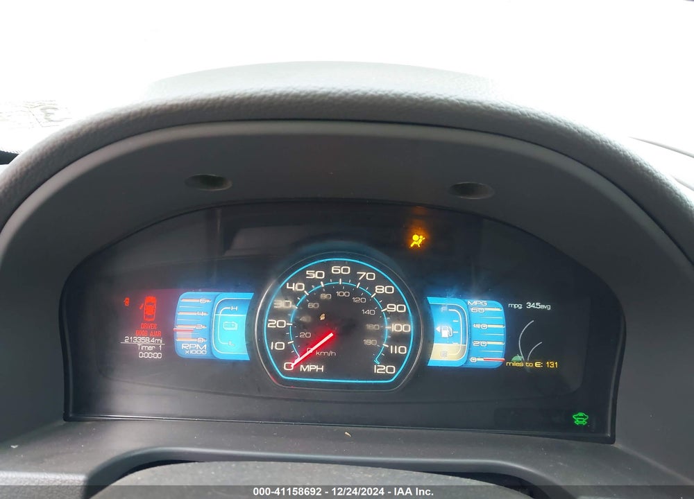 2012 FORD FUSION HYBRID VIN: 3FADP0L30CR235625