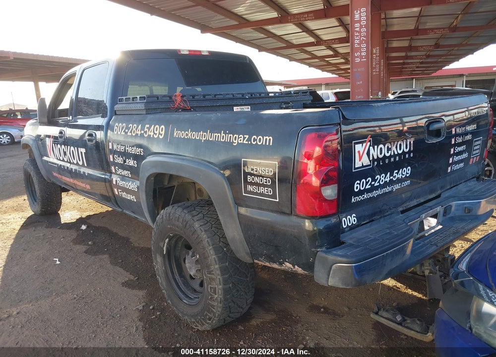 2006 CHEVROLET SILVERADO 2500HD LT1 VIN: 1GCHK23D56F169542