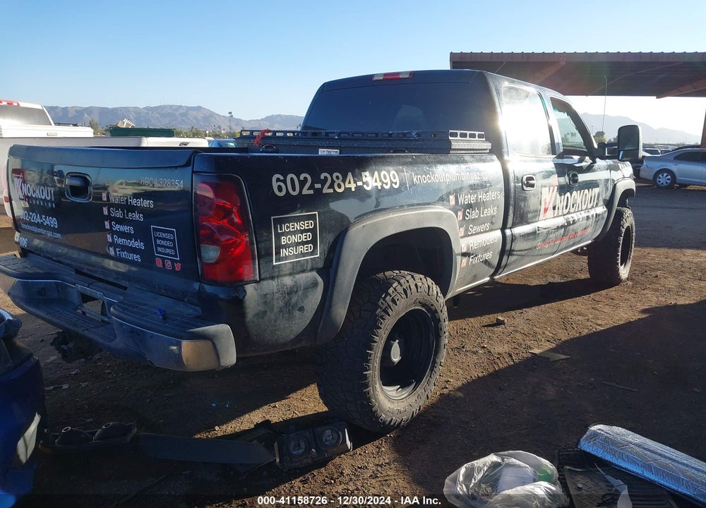 2006 CHEVROLET SILVERADO 2500HD LT1 VIN: 1GCHK23D56F169542